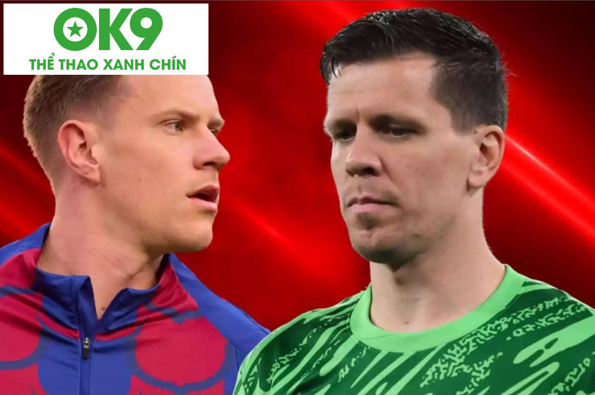 Sẽ là sự cạnh tranh gay gắt giữ Wojciech Szczesny và Ter Stegen trong thời gian tới (Ảnh: Madrid Barca).